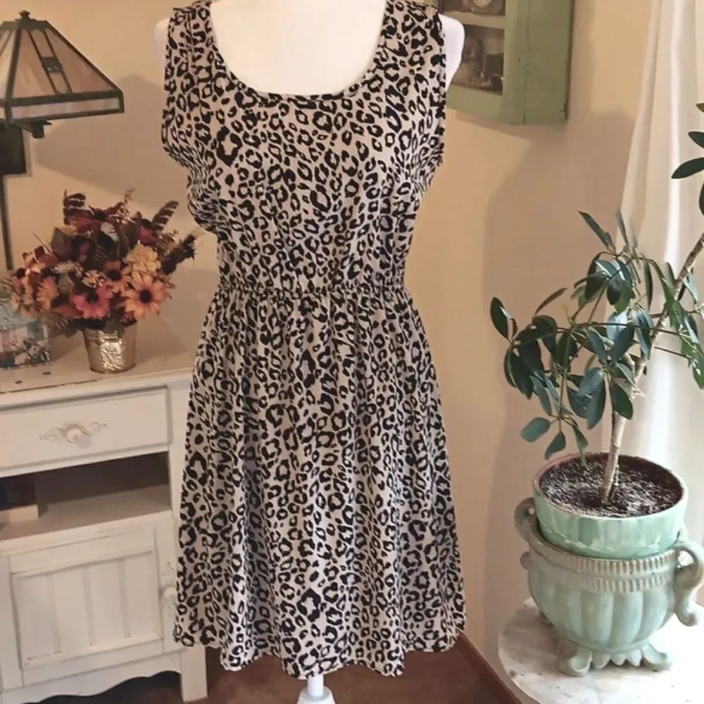 Bee Stitched Animal Print Dress. Mobwife, Coquette Girl